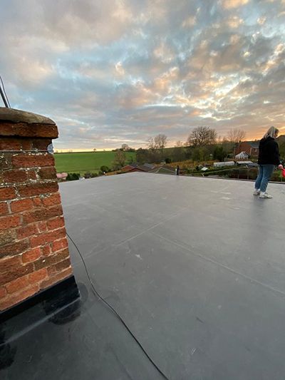 flat roof